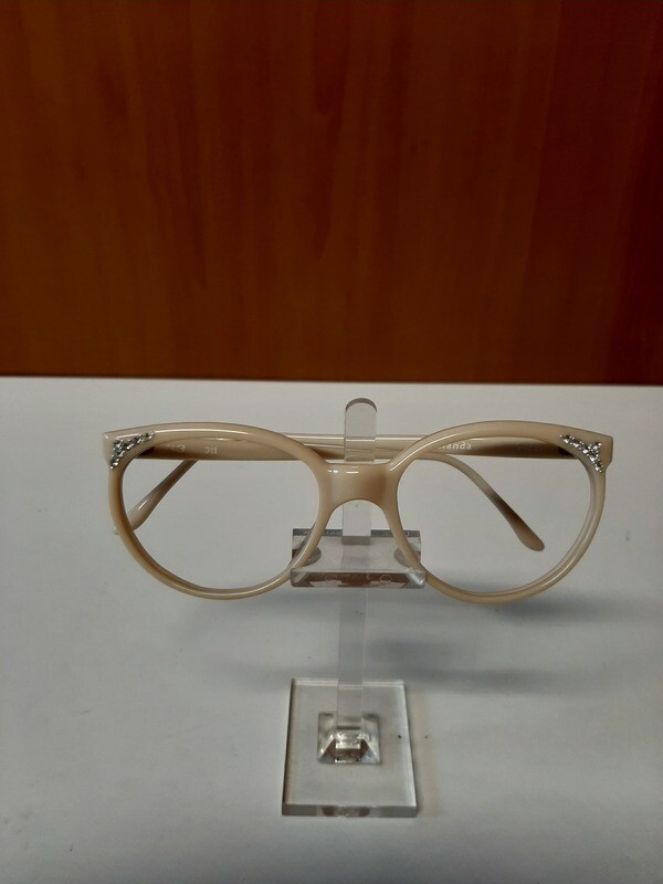Montatura Vintage Caranda con strass nuova