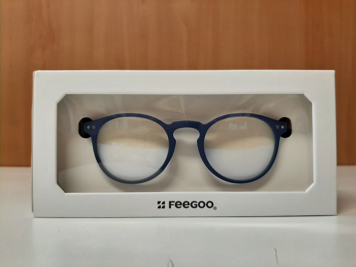 FEEGOO 3 SCREEN  Blu Navy - Occhiali neutri con protezione Luce Blu