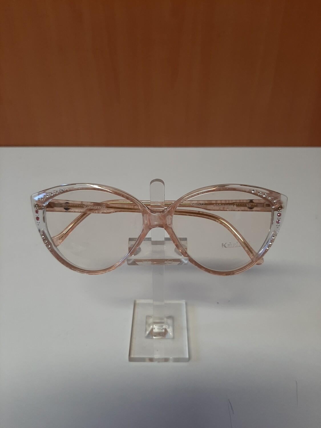 Montatura Vintage Carandina by Kador con strass nuova