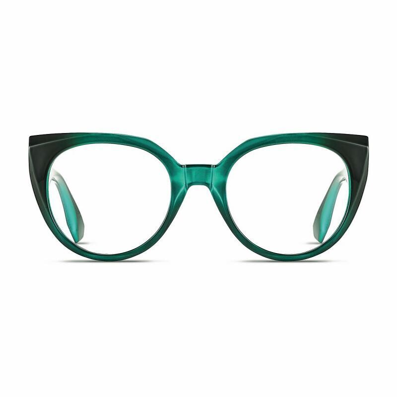 Airport Milano Cat-Eye Verde per lettura con filtro luce blu