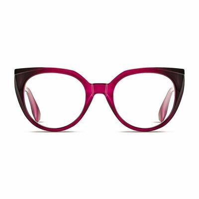 Airport Milano Cat-Eye lettura R0408 con filtro luce blu rosso ciliegia
