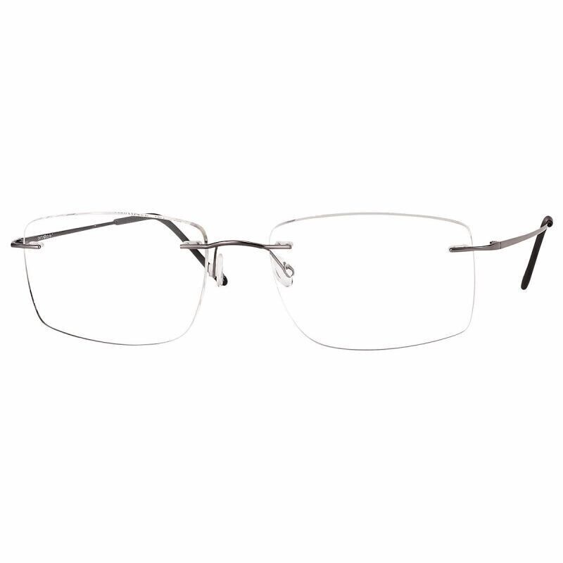Montatura Glasant Rettangolare Gunmetal Montatura Glasant Rettangolare Gunmetal