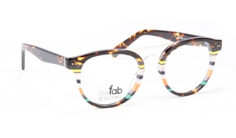 The Fab Glasses 359 con doppio ponte Multicolor