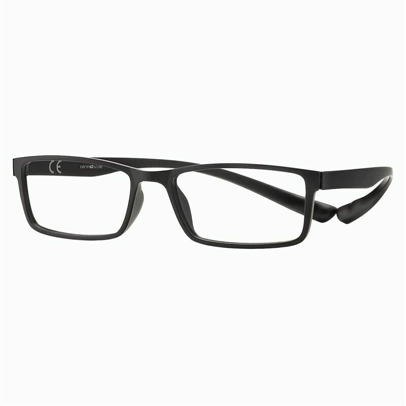 CentroStyle Light &amp; Flexible F0051 Nero - montatura  ultraleggera - misura grande