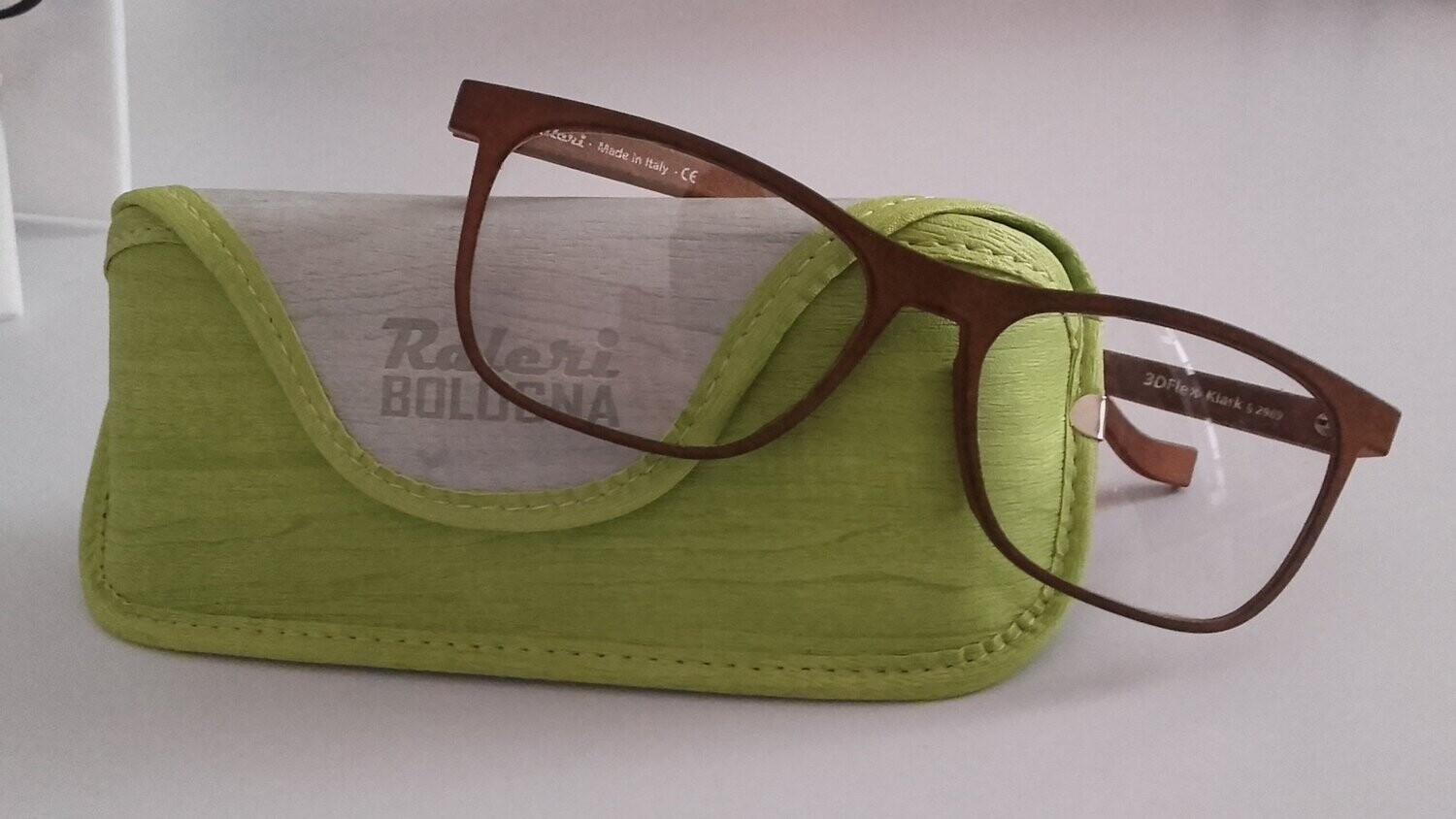 Montatura color ruggine STAMPA 3D Flex Klark Raleri