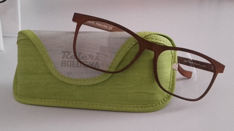 Montatura color ruggine STAMPA 3D Flex Klark Raleri Montatura color ruggine STAMPA 3D Flex Klark Raleri