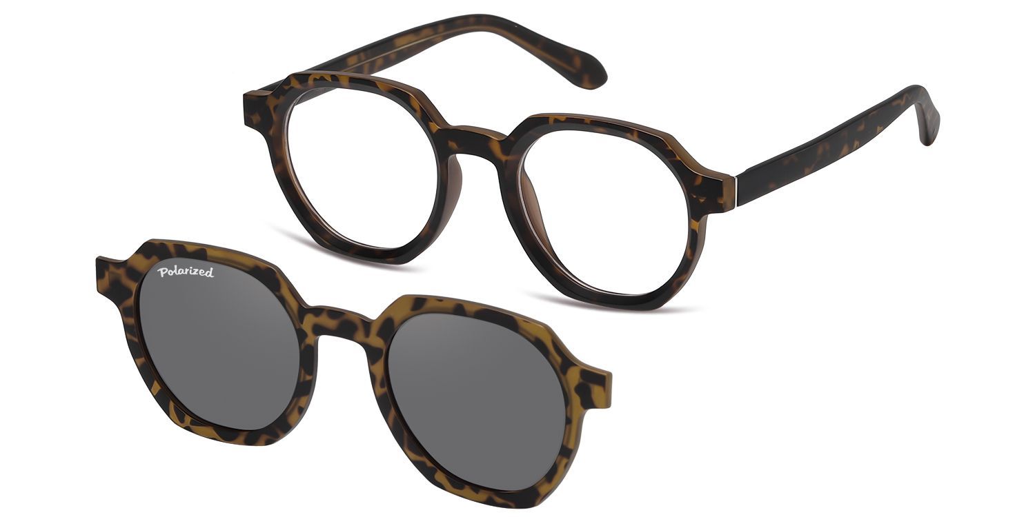 DAVID  montatura con clip sole polarizzato