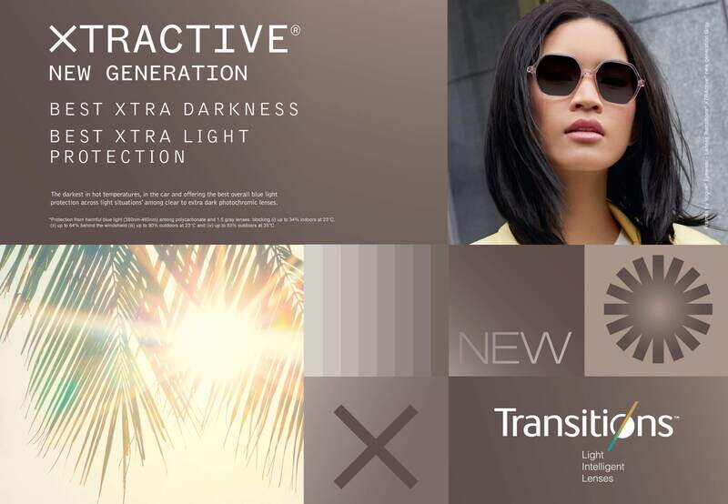 ART.38 Coppia Lenti Progressive PREMIUM Transitions  XTRActive GREY