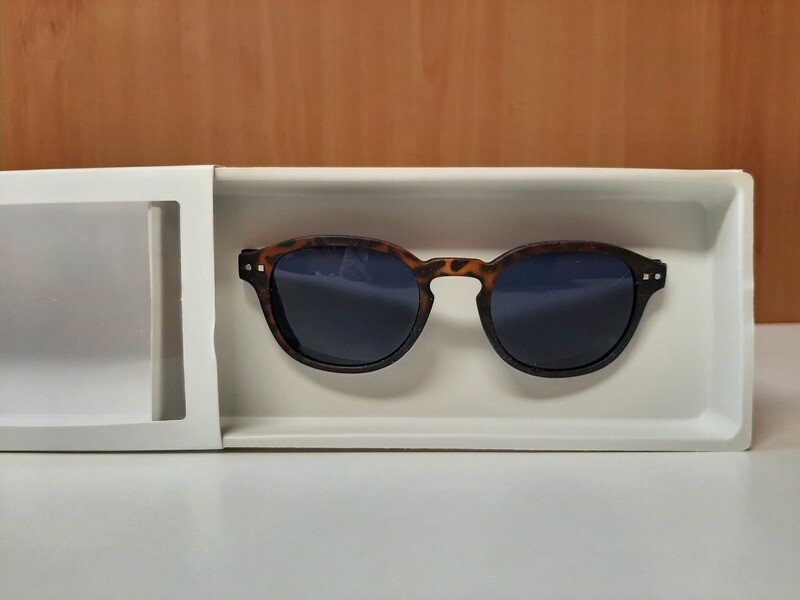 FEEGOO 2 SUN Tartaruga con lenti blu - Occhiali da sole unisex