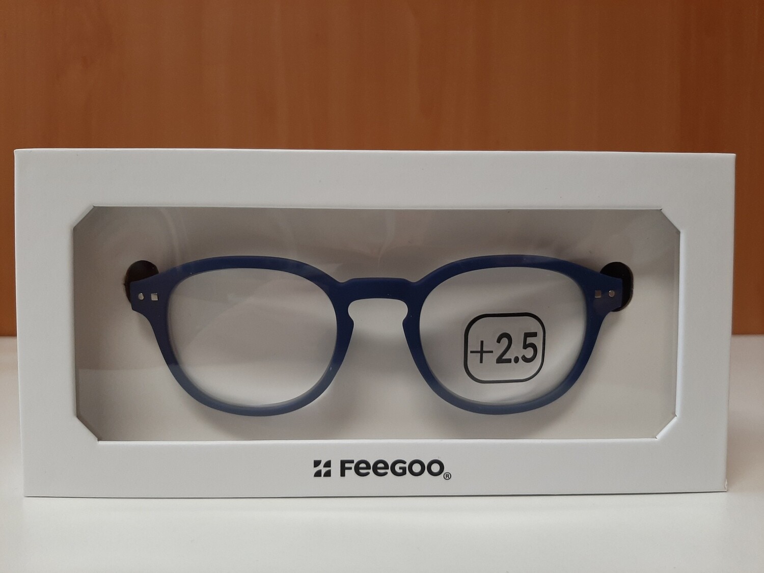 FEEGOO 5 BLU NAVY - Occhiali da lettura filtro luce blu