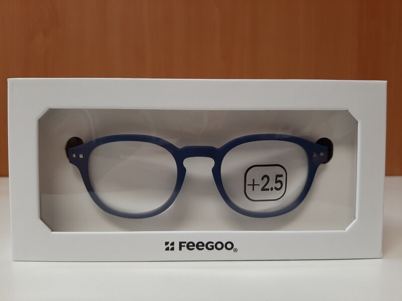 FEEGOO 5 BLU NAVY - Occhiali da lettura filtro luce blu