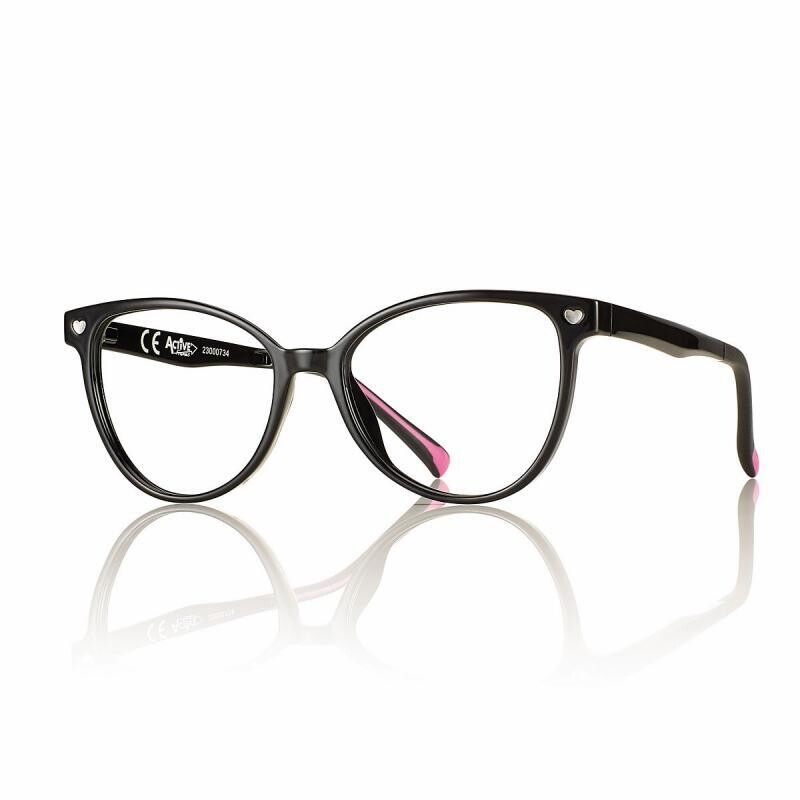 Montatura Centrostyle con Magnetic Clip On Ragazza F0500 Nero Montatura Centrostyle con Magnetic Clip On Ragazza F0500 Nero