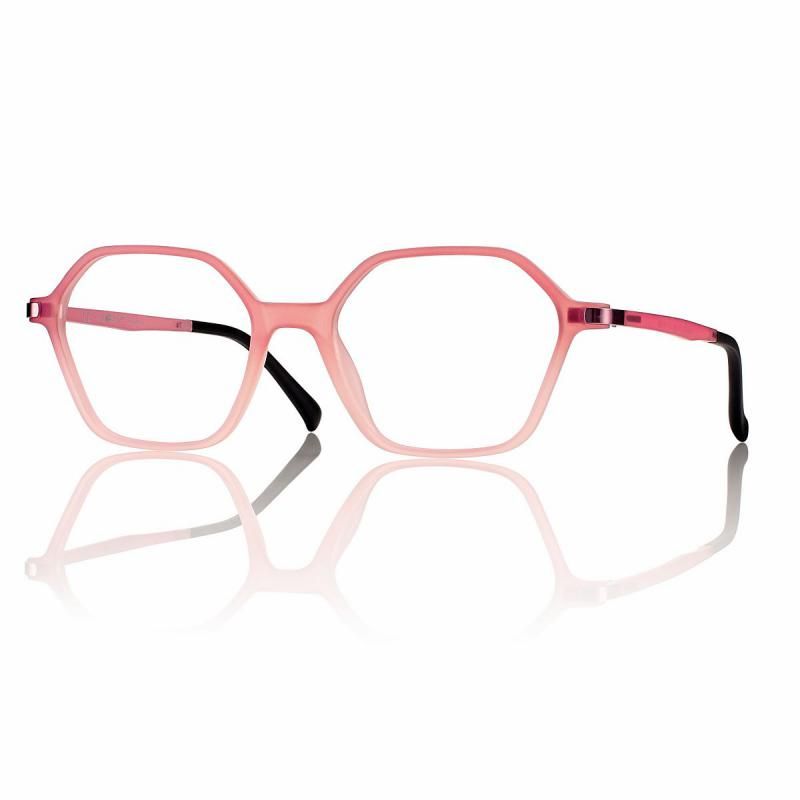 CentroStyle Light&amp;Flex Montatura con clip solare F0497 Rosa