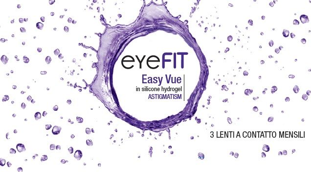Easy Vue Astigmatism eyeFIT - Lenti a contatto mensili toriche - 3 lenti
