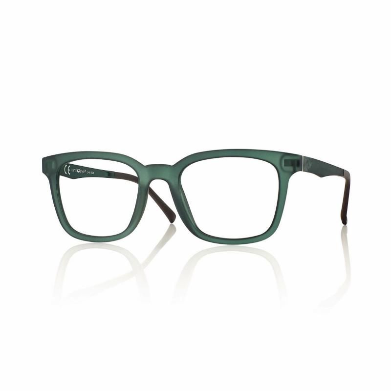 Montatura in Ultem Centrostyle con clip on F0617 verde matt