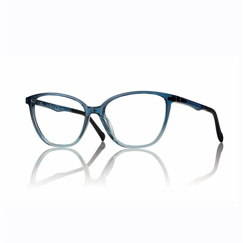 Neyeture Biobased Cat Eye con clip on sole magnetico F0459 petrolio sfumato