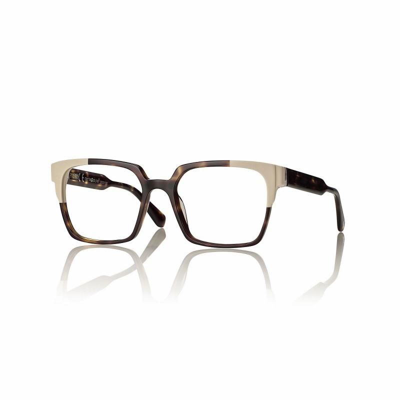 Montatura CentroStyle F0693 donna in acetato bicolore con clip sole polarizzato magnetico
