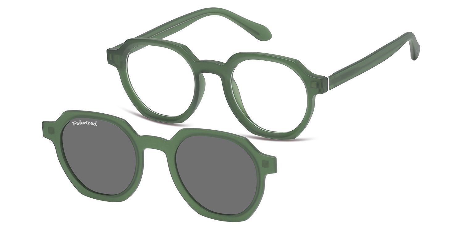 DAVID  montatura con clip sole polarizzato