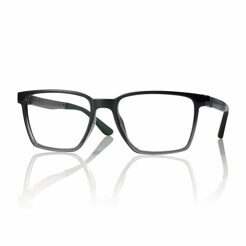 CentroStyle F0597 Montatura TR-90 Nero con clip sole pieghevole taglia L