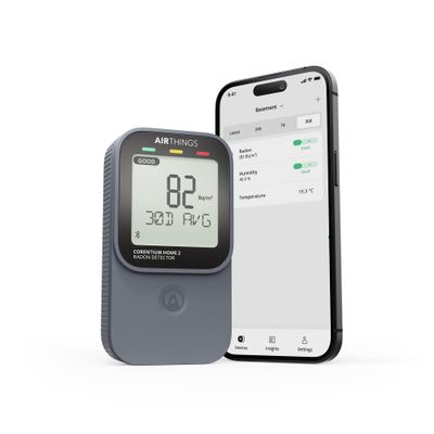 Corentium Home 2 - Bluetooth smart connectivity and bonus sensors for temp and humidity.