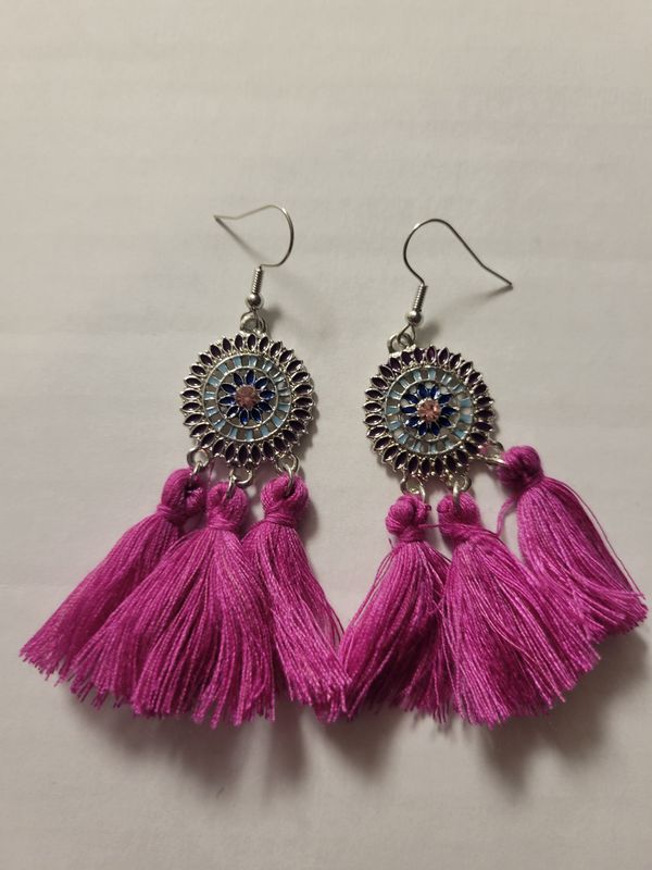 "Pink Pizzazz Earrings