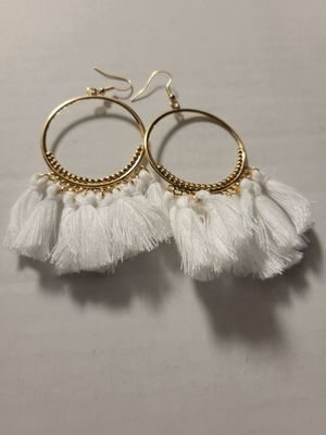 Pearl Whisper Earrings also available in black