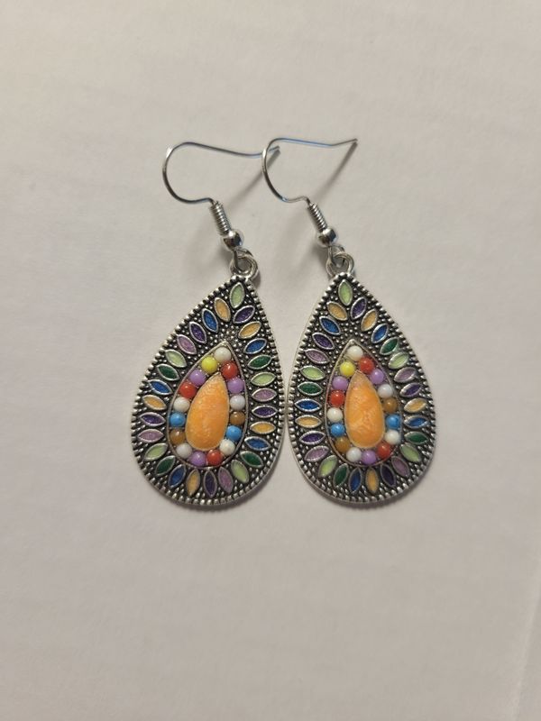 "Orange Zest Earrings