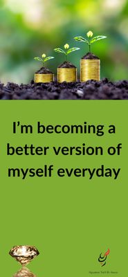 I&#39;m becoming a better version of myself everyday mobile wallpaper