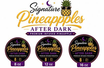 Signature Infused Pineapples after Dark