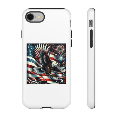 Patriotic Armor: Dual-Layer Protection Phone Case
