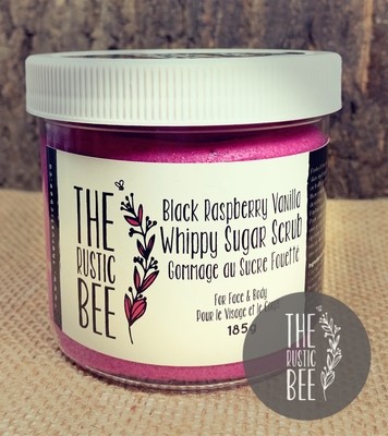 Black Raspberry Vanilla Whippy Sugar Scrub 185g