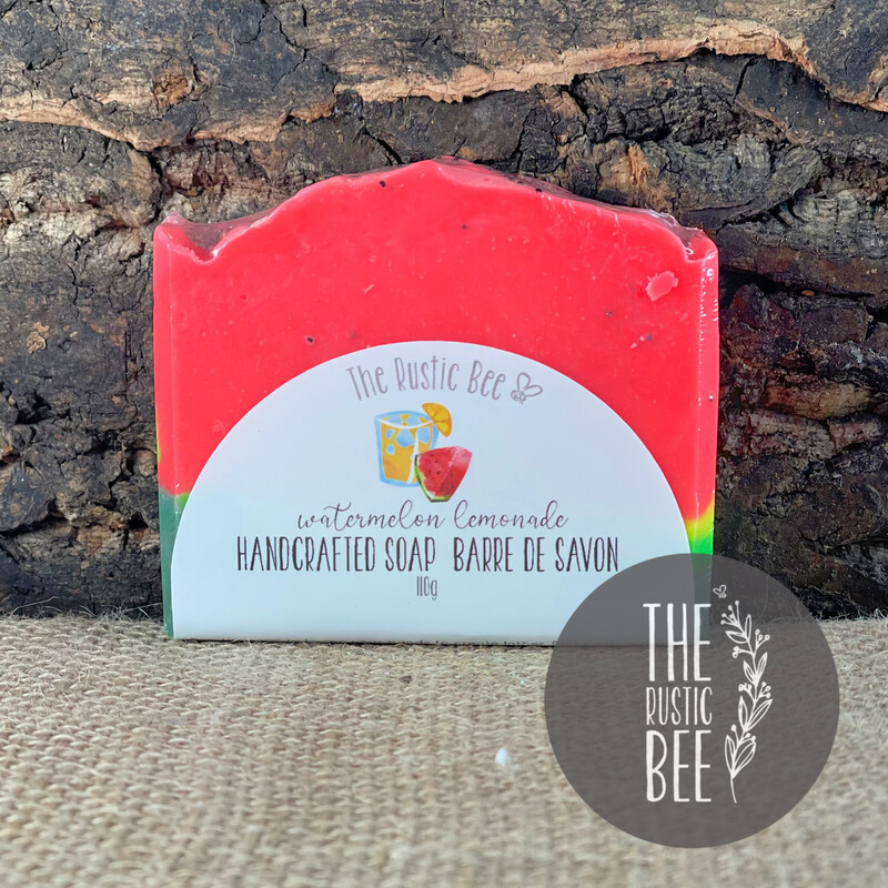 Watermelon Lemonade Handmade Soap 120g