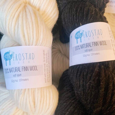 Frostad Farms Softspun Finn Wool Skein 112g/132m