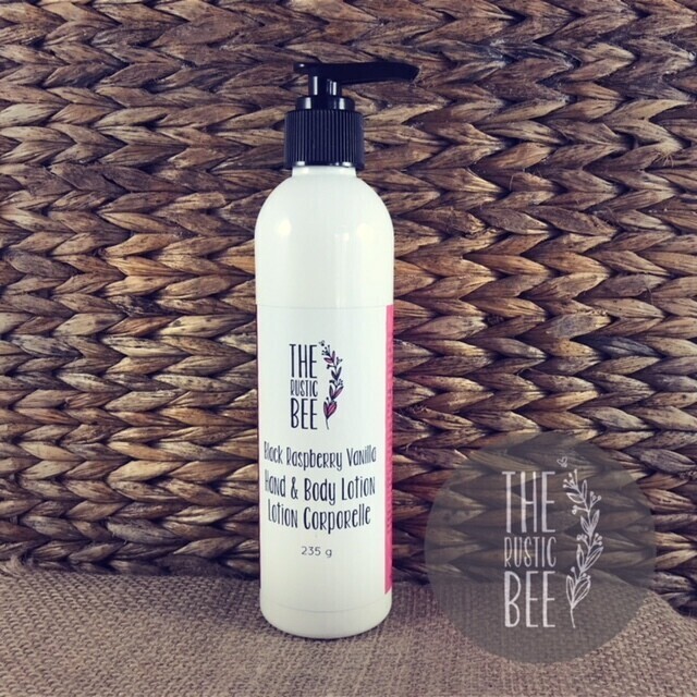 Hand &amp; Body Lotion, Scent: Black Raspberry Vanilla