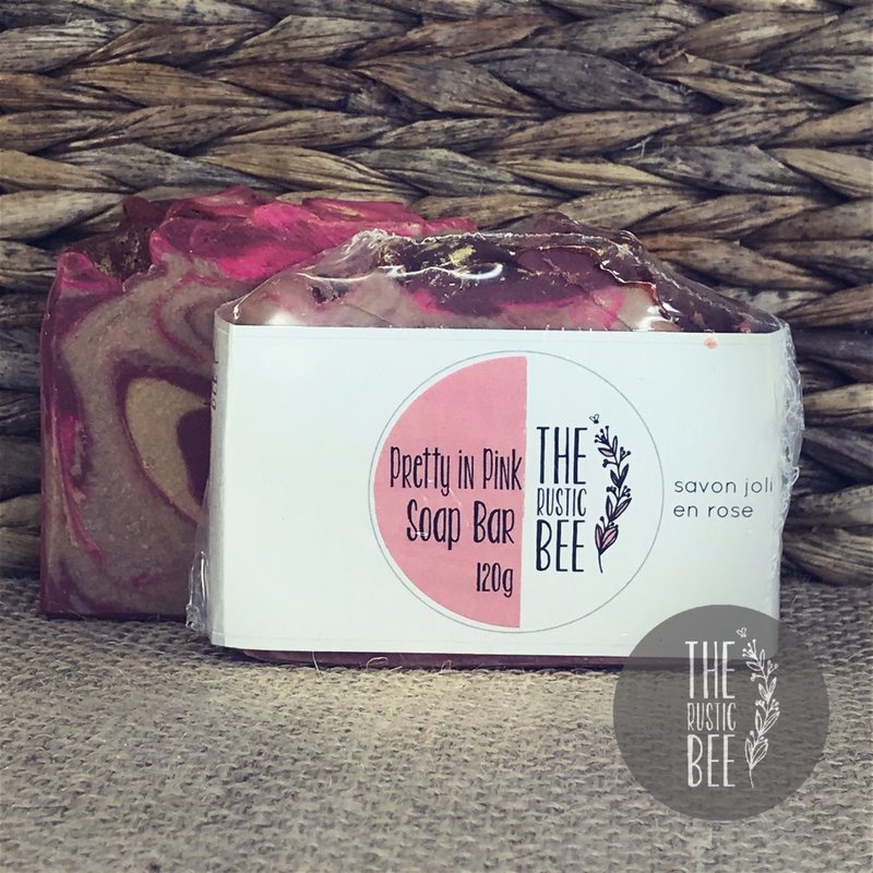 Pretty in Pink Handmade Soap 120g
