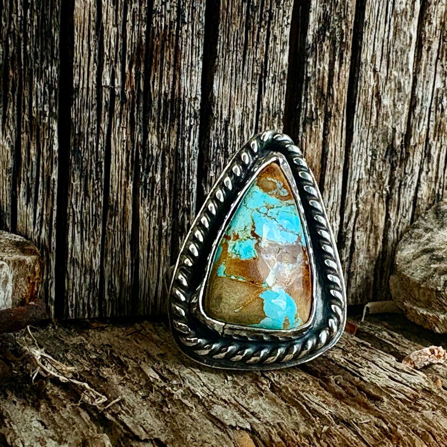 Sterling Silver Royston Turquoise Ring