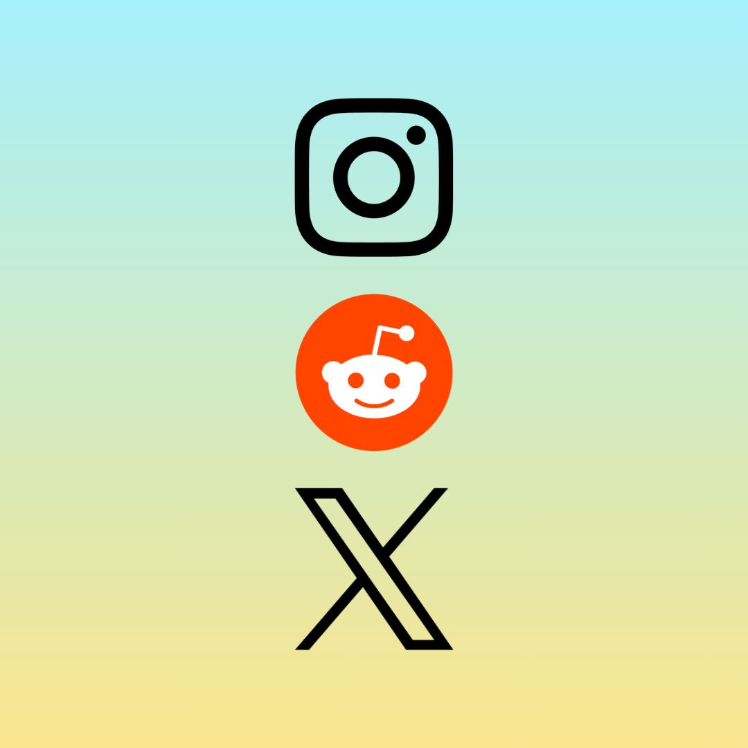 Instagram + Reddit + X Social Recruiting IT 2.000 Klicks