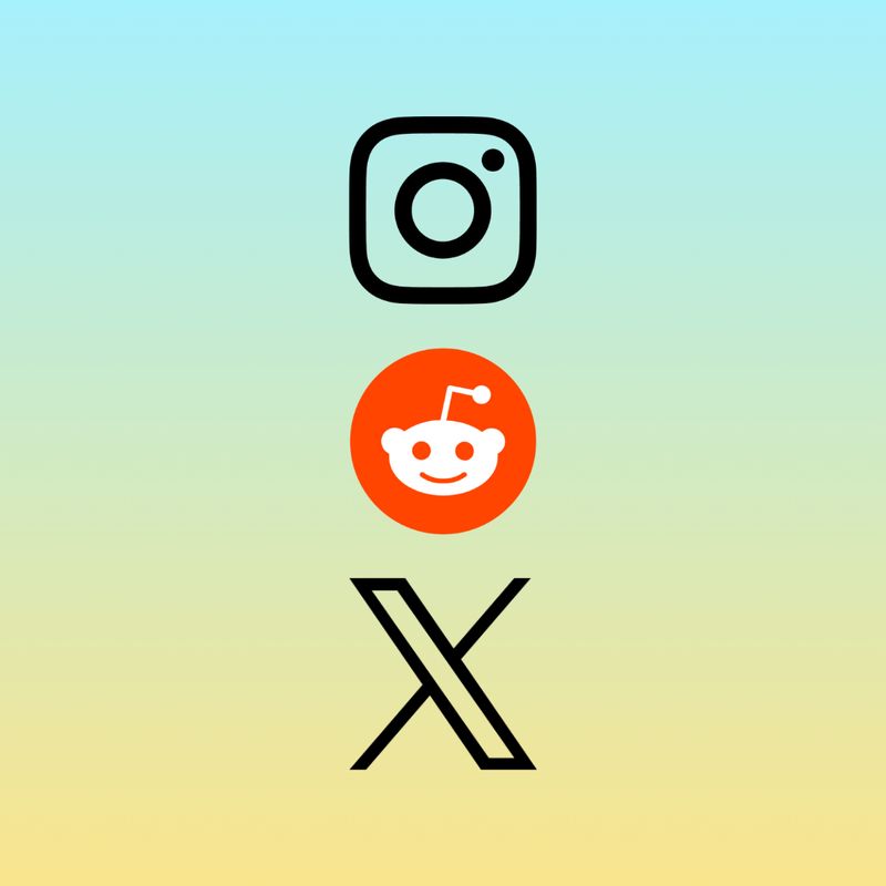 Instagram + Reddit + X Social Recruiting IT 2.000 Klicks