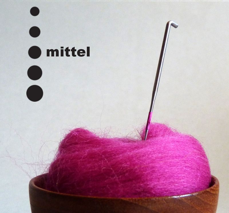 Mittelfeine Standardfilznadel * 38 Gauge