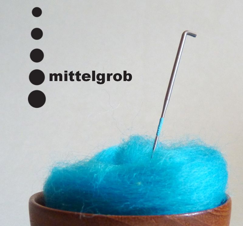 Mittlere Standardfilznadel * 36 Gauge