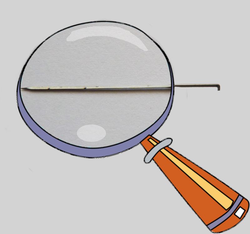 Feine Merinofilznadel * 40 Gauge
