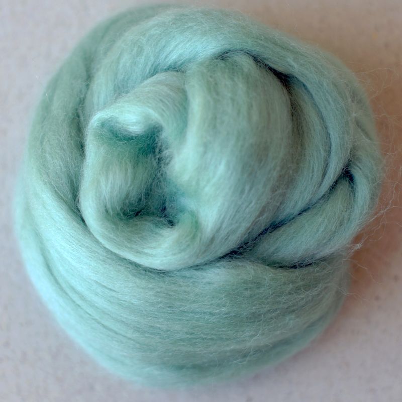 Kammzug  Mint - reine Wolle (Merino) 10g • weitere Knäuelgrößen verfügbar