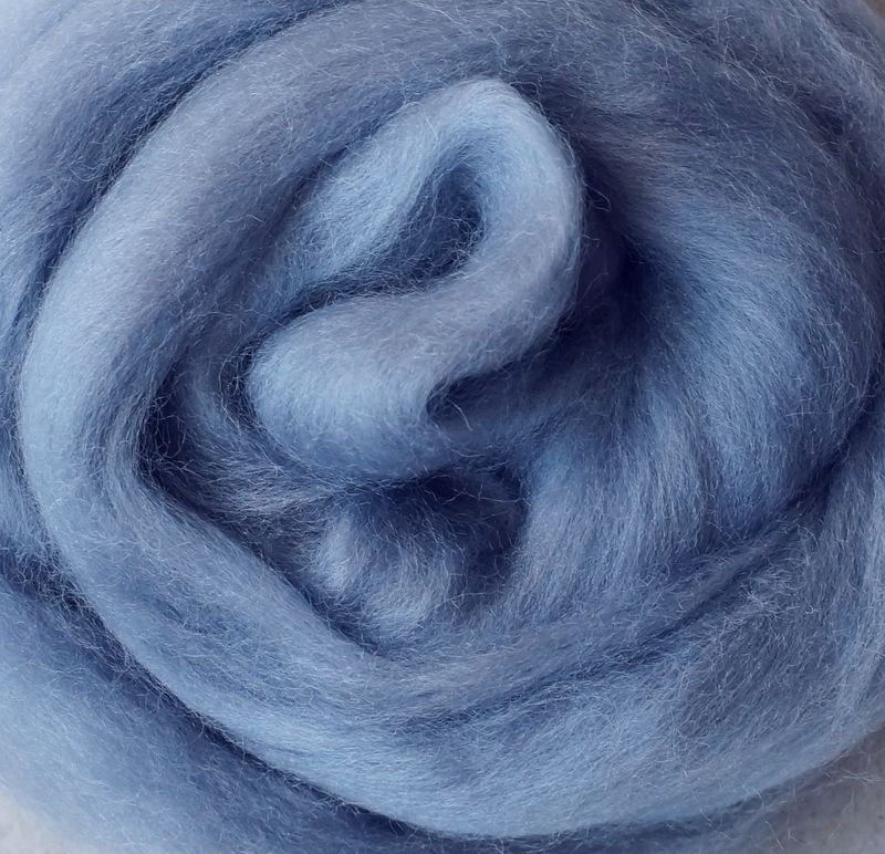 Kammzug  Kiesel - reine Wolle (Merino) 10g • weitere Knäuelgrößen verfügbar