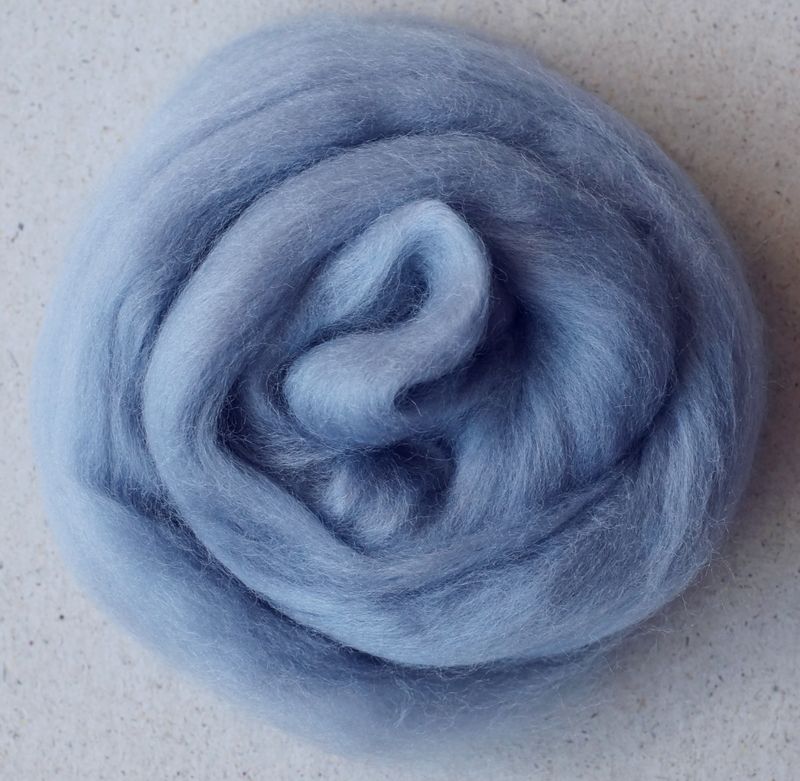 Kammzug  Kiesel - reine Wolle (Merino) 10g • weitere Knäuelgrößen verfügbar