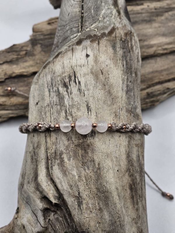 Armband mit Rosenquarz