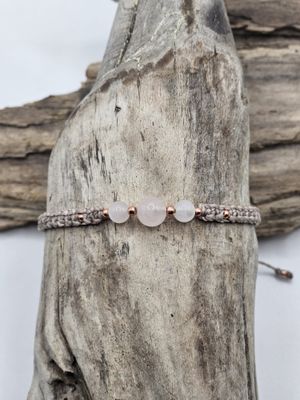 Armband mit Rosenquarz
