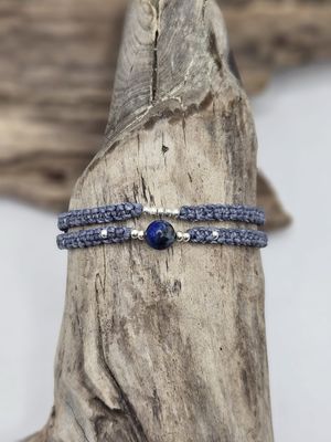Doppelarmband mit Lapislazuli