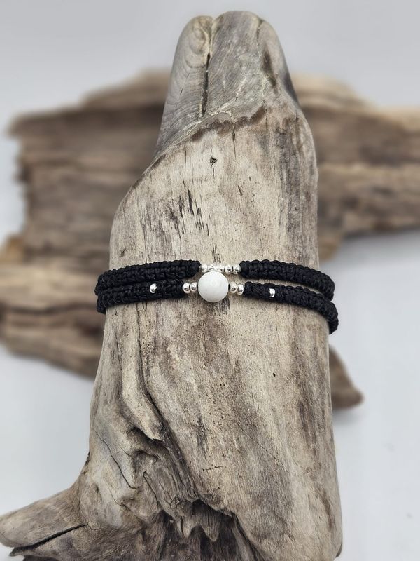 Doppelarmband mit Howlith