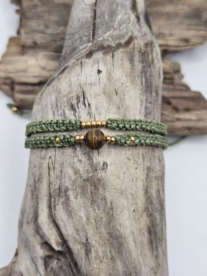 Doppelarmband mit Tigerauge