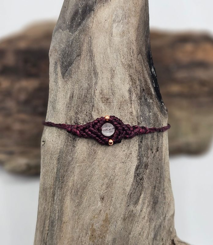Armband mit Rosenquarz